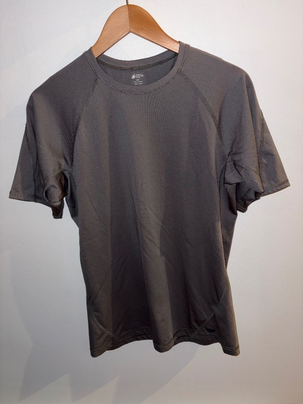 MEC Men’s Recycled Poly Active Base Layer Shirt Grey - Size M